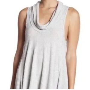Free People We The Free Swing
Cowl Neck Tank Top Gray
Sleeveless L Waffle Knit
